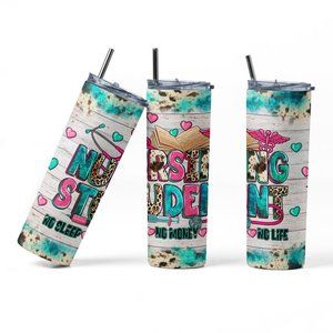 20oz Insulated Tumbler, Nursing Student, Cute